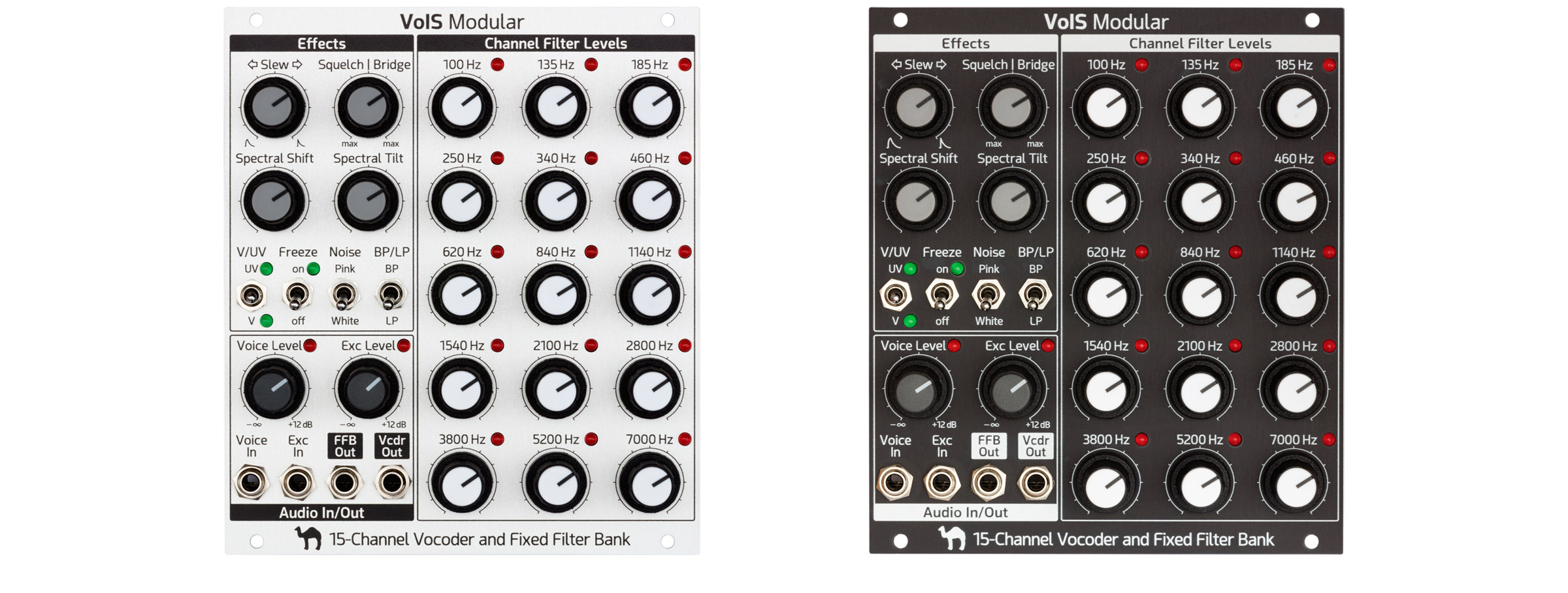 VoIS modular front sides in white and black